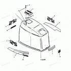 H1253X89B Engine Cover Maxum Models
