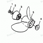 H1254A89A Straight Hub Props