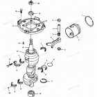 H0858W89B Коленвал и поршни