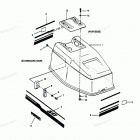 H0507F89C Engine Cover Spectrum & Bayliner Models
