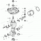 H0858M89B Коленвал и поршни