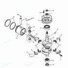 H0507X89D Коленвал и поршни