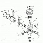 H0507G89D Коленвал и поршни