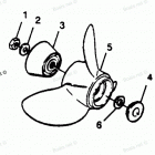 H1258X89D Straight Hub Props