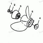 H1251A89C Straight Hub Props