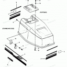 H0507I89B Engine Cover Spectrum & Bayliner Models