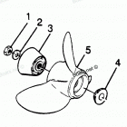 H0856L88B Straight Hub Props