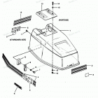 H0508M88C Engine Cover Bayliner Models
