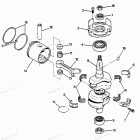 H0507L88B Коленвал и поршни