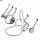 H0858D88B Straight Hub Props