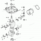 H0854H88B Коленвал и поршни