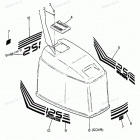 H1258J88C Engine Cover Bayliner Models