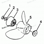 H0856C88B Straight Hub Props