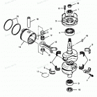 H0507L88C Коленвал и поршни