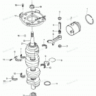 H1258D88B Коленвал и поршни