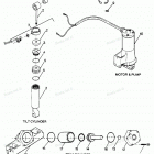 H0858J88B Parts Breakdown Tilt Cylinder, Trim Cylinder, Moto...