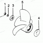 H1258V88B Flared Hub Props