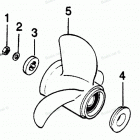 H1258I88C Flared Hub Props
