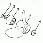 H1251F88B Straight Hub Props