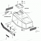 H0507C88C Engine Cover Bayliner Models