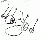 H0856N88B Straight Hub Props