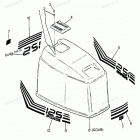 H1258T88C Engine Cover Bayliner Models