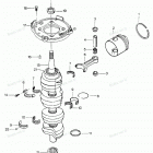 H1251F88B Коленвал и поршни