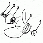H1258M88C Straight Hub Props