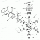 H0507X88A Коленвал и поршни