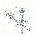 H0092S88A Коленвал и поршни