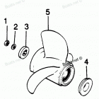 H0853X88B Flared Hub Props