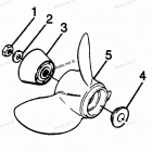 H1258J88C Straight Hub Props