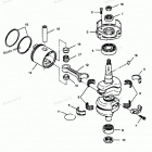 H0507C88F Коленвал и поршни