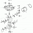H0858D88B Коленвал и поршни
