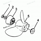 H0858J88B Straight Hub Props