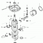 H1258M88A Коленвал и поршни