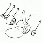 H1258X88B Straight Hub Props