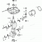 H0856N88A Коленвал и поршни