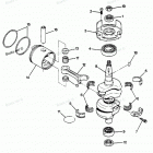 H0507F88B Коленвал и поршни