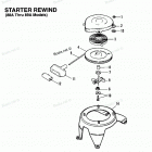 H0052S88A Starter Rewiind (88a Thru 89a Models)
