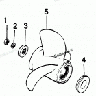H0858D88B Flared Hub Props