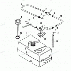 H0053S88A Fuel Tank And Line (88b Thru 92b)