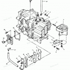H0504H88D Recirculation System And Starter Brackets