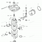 H1258C88B Коленвал и поршни