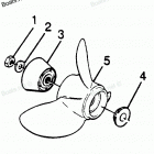 H0858F88B Straight Hub Props