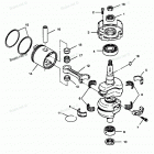 H0508M88D Коленвал и поршни