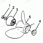 H0858F88C Straight Hub Props