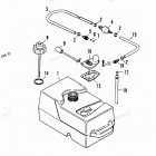 H0052F88B Fuel Tank And Line (88b Thru 92b)