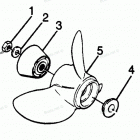 H1258L88C Straight Hub Props