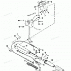 H0091H84D Tiller Handle-twist Grip Throttle (ser. # E090400 ...